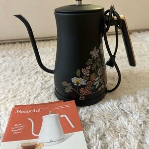 Drew Barrymore’s Black Floral Electric Kettle